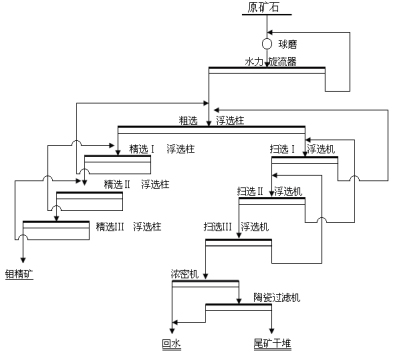 钼矿选厂选矿工艺流程的分析