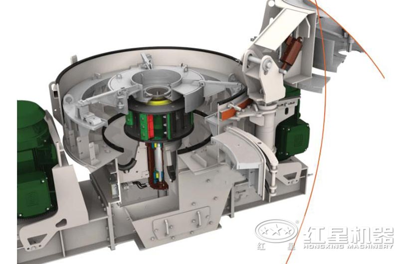 方解石制砂机内部结构